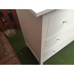 Painted Hemnes drawers