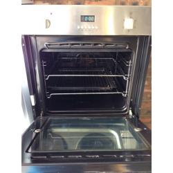 Integrated fan Oven.Stainless steel.