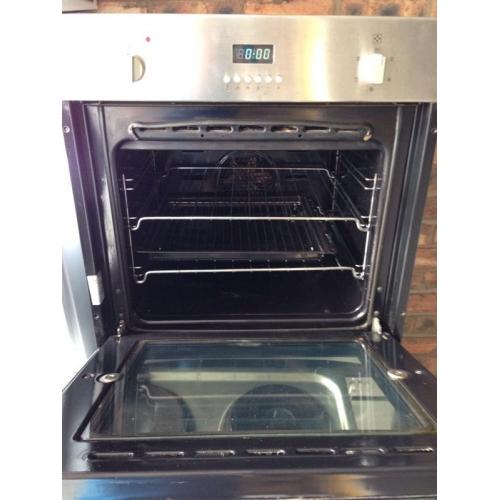 Integrated fan Oven.Stainless steel.