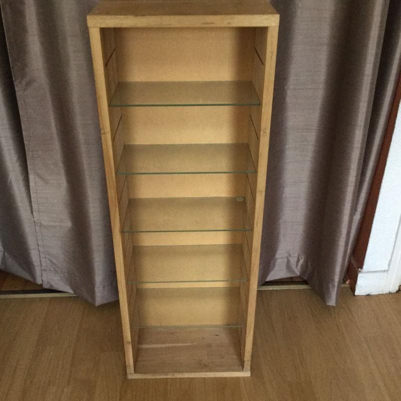 2 Solid Pine CD Stands