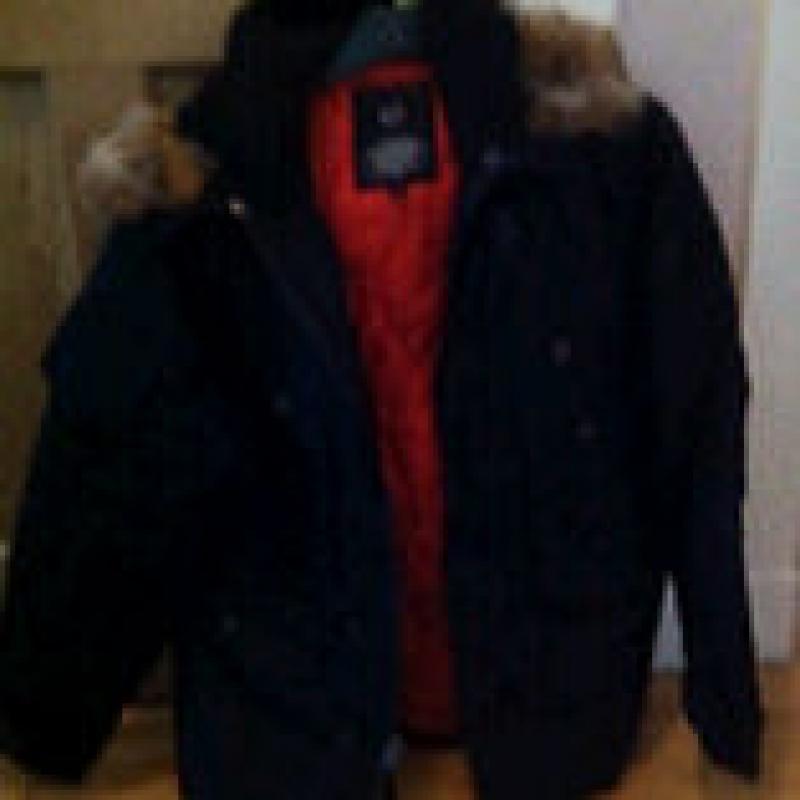 GAP JACKET ...with fur trim round the hood