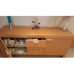 Large wooden sideboard