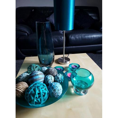 Teal home accessories