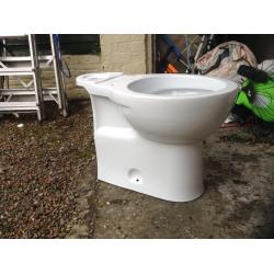 Brand new white ceramic wc. Pan and cistern still in original packaging