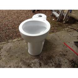 Brand new white ceramic wc. Pan and cistern still in original packaging