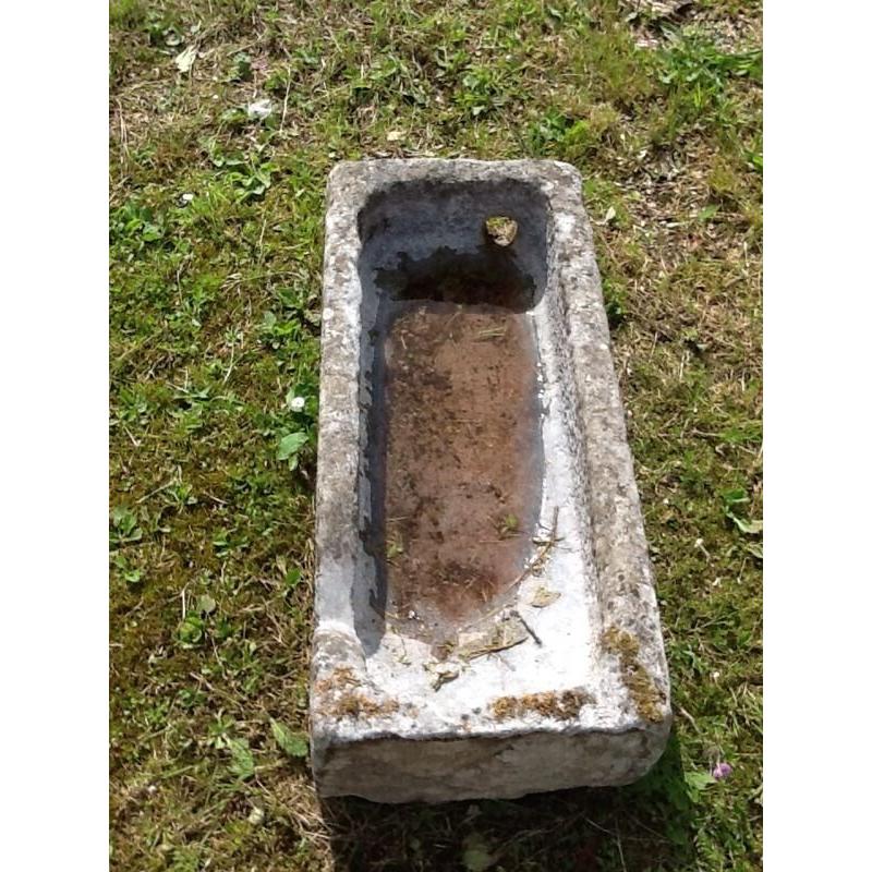 Stone trough