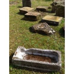 Stone trough