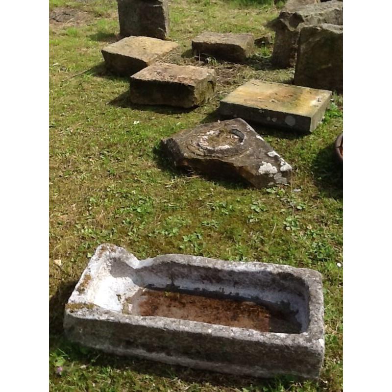 Stone trough