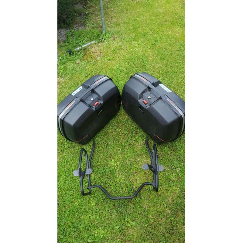 Cbf 1000 givi mono key panniers and rack