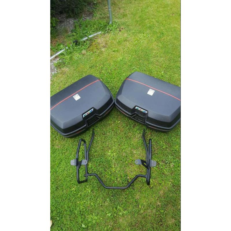 Cbf 1000 givi mono key panniers and rack