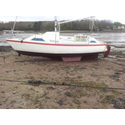Minstrel 680, 23ft sailing boat, yacht