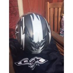 Motorbike helmet