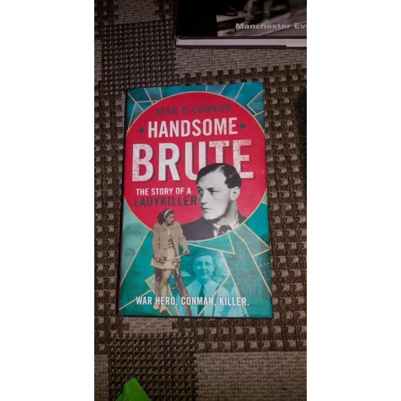 5 books for sale on serial killers ,murderers, and 2 on old images of manchester.