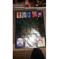 5 books for sale on serial killers ,murderers, and 2 on old images of manchester.