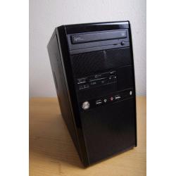 CUSTOM DESKTOP PC & 22" SCREEN w/ GENUINE MICROSOFT KEYBOARD & MOUSE