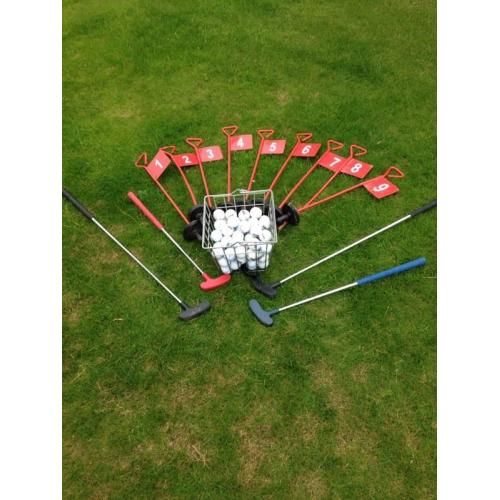 9 hole Mini golf course set - 40 CLUBS INCLUDED