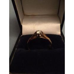 18 Carat Gold Diamond Solitaire