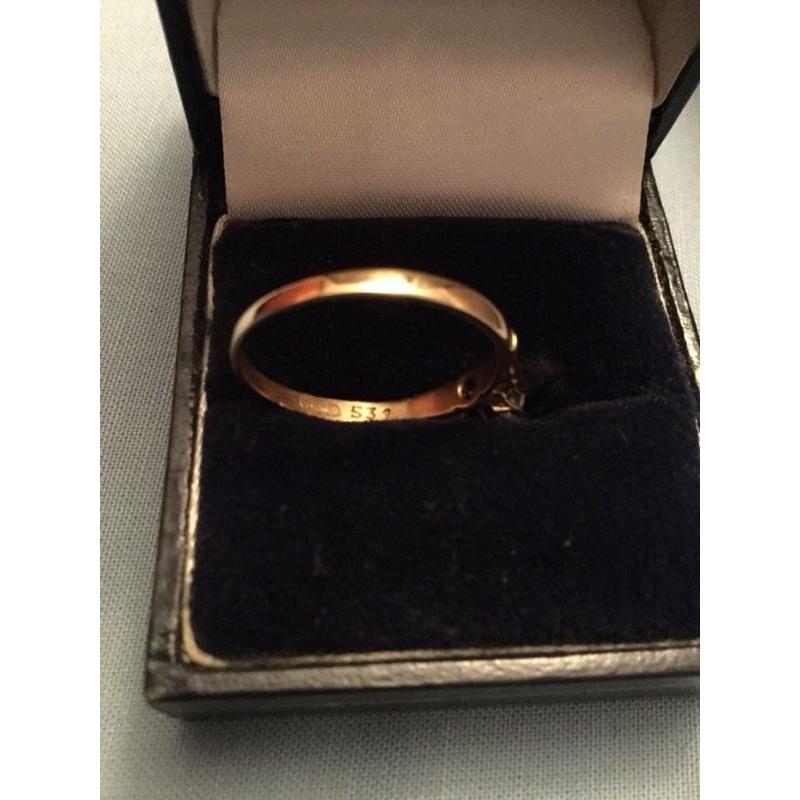 18 Carat Gold Diamond Solitaire