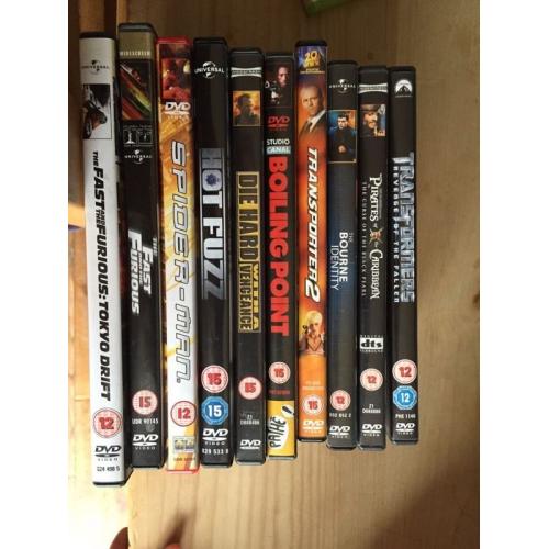 DVD FAST FURIOUS HOT FUZZ BOURNE IDENTITY PIRATES
