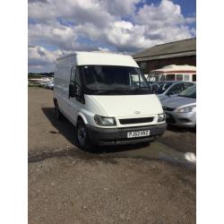 52 reg ford transit medium wheelbase hightop one owner full service history in vgc drives superb