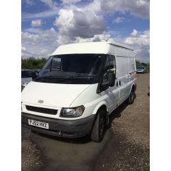 52 reg ford transit medium wheelbase hightop one owner full service history in vgc drives superb