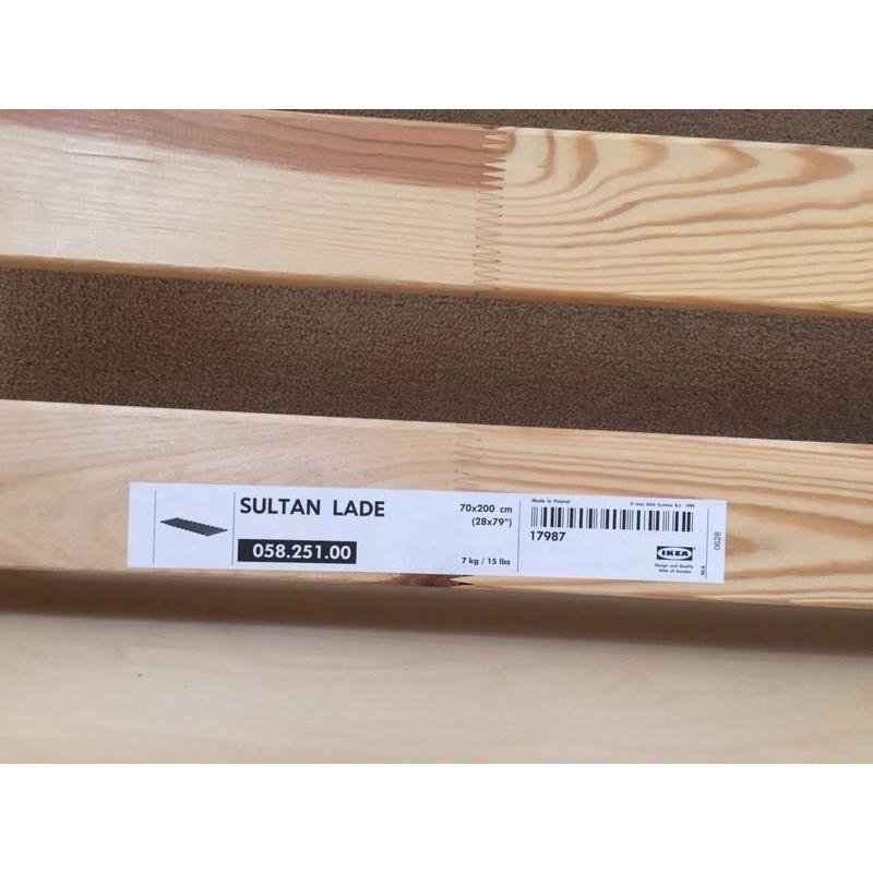 IKEA Malm double bed frame.