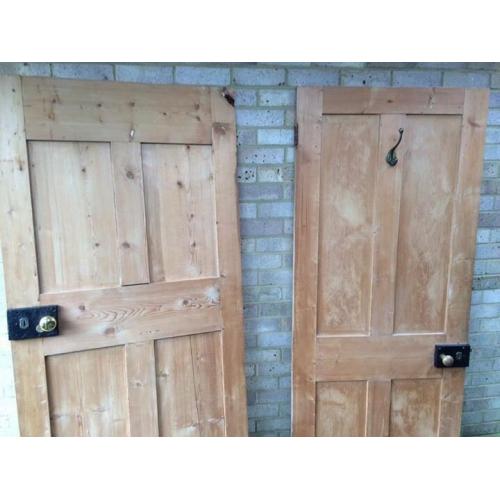 Antique pine doors