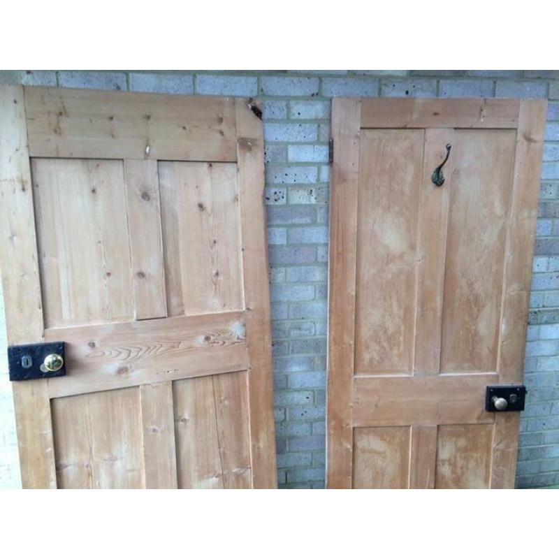 Antique pine doors