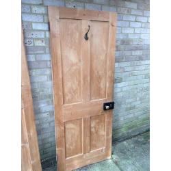 Antique pine doors