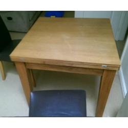 Extendable Dining Table + 2 Chairs