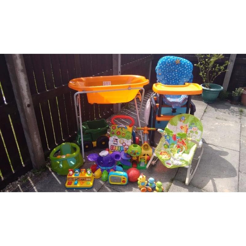 Pack of toys and stuff