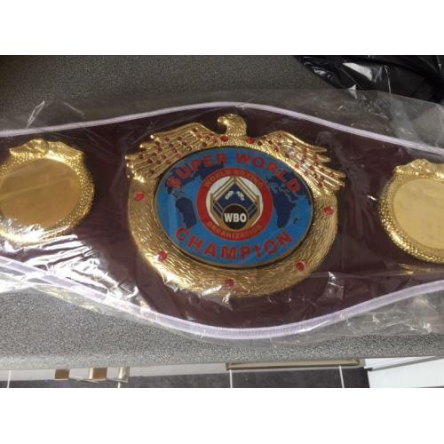 WBO Super Champion title boxing belt