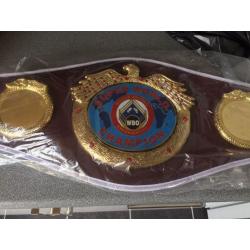 WBO Super Champion title boxing belt