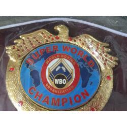 WBO Super Champion title boxing belt