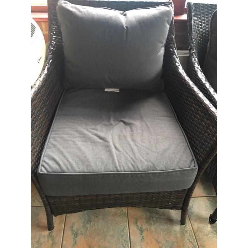 Rattan Garden Patio Furniture set outdoor sofa table Grey Brown