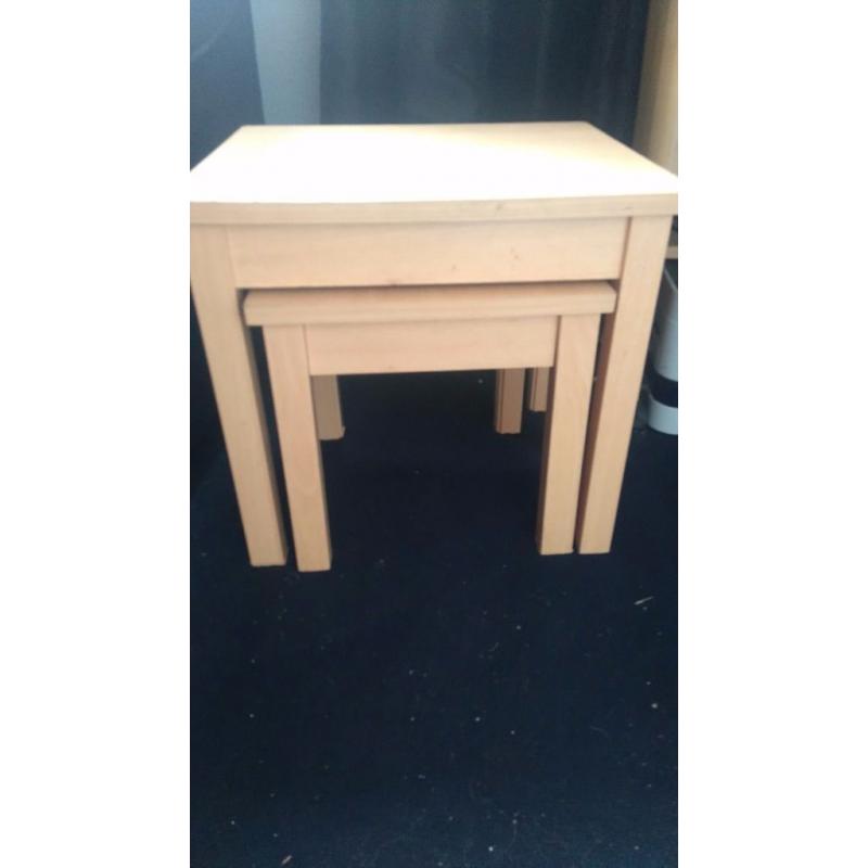 Two side tables