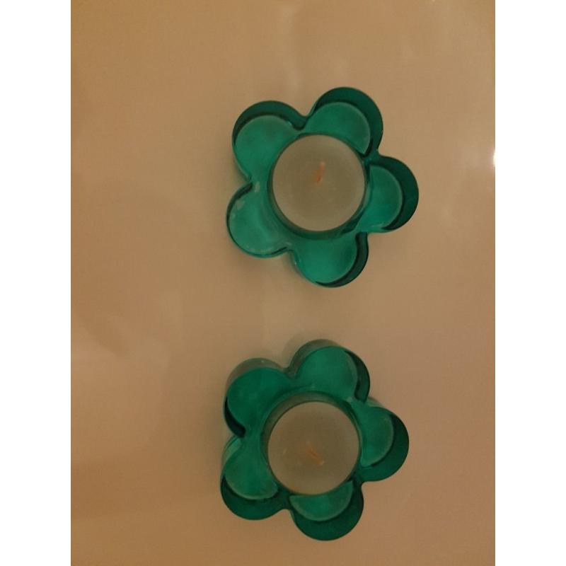 Partylite tea light candles and holders