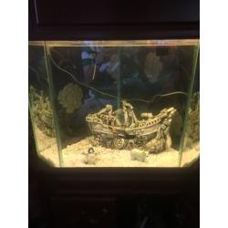Corner fish tank for sale -120 litre
