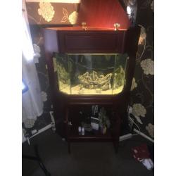 Corner fish tank for sale -120 litre