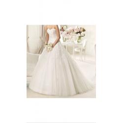 Pronovias Alcanar Wedding Dress Size 16 Petite Plus