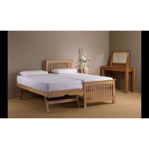 Hardwood Single Bed with additonal Trundle (GONE pending collection)