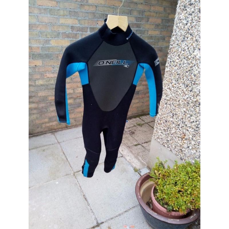 O'Neill Boys Reactor 3/2mm Back Zip Wetsuit