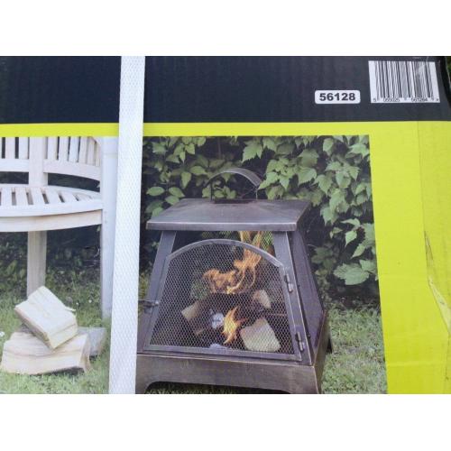 La Hacienda Outdoor Wood Burning Fireplace