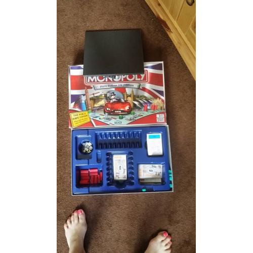 monopoly board game complete with all game bits ! Like new