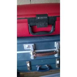 3 VINTAGE SUITCASES.CARLTON/REVELATION &