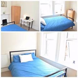 Double Bed in Rooms Ideal for Students or Professionals Close to Acton Central Station