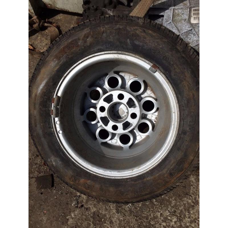 FIESTA XR2 MK11 PEPPERPOT ALLOY AND TYRE