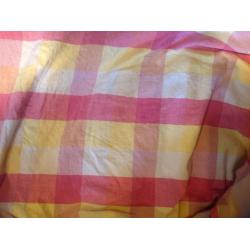 Laura Ashley lined curtain 96" wide by 82" length approx. Needs re-hemmed but reflected in price....