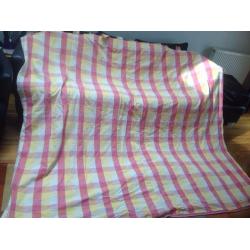 Laura Ashley lined curtain 96" wide by 82" length approx. Needs re-hemmed but reflected in price....