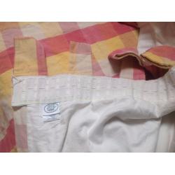 Laura Ashley lined curtain 96" wide by 82" length approx. Needs re-hemmed but reflected in price....
